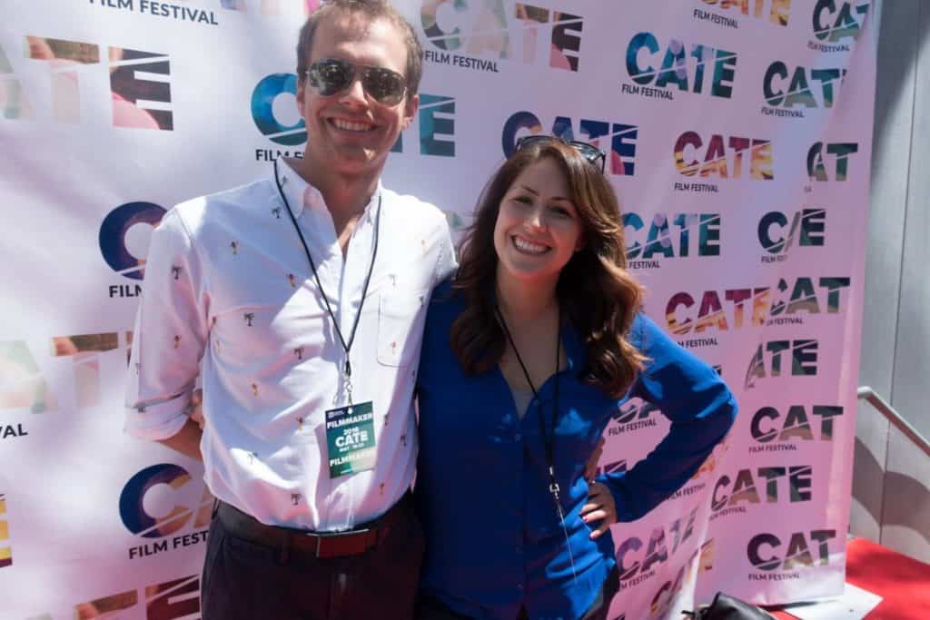 Robb and Cindy at CATE Film Festival