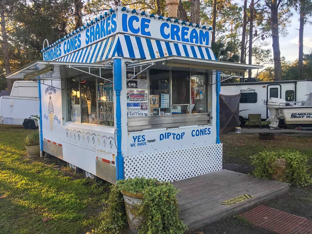 ice cream stand