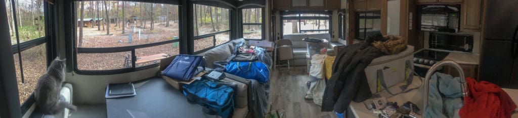 difficult part of adjusting to RV life Sorting our life and things into a feww hundred square feet was a difficult part of adjusting to RV life