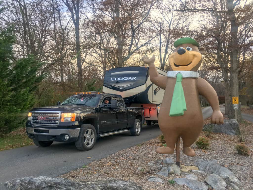 difficult part of adjusting to RV life Us leaving Jellystone