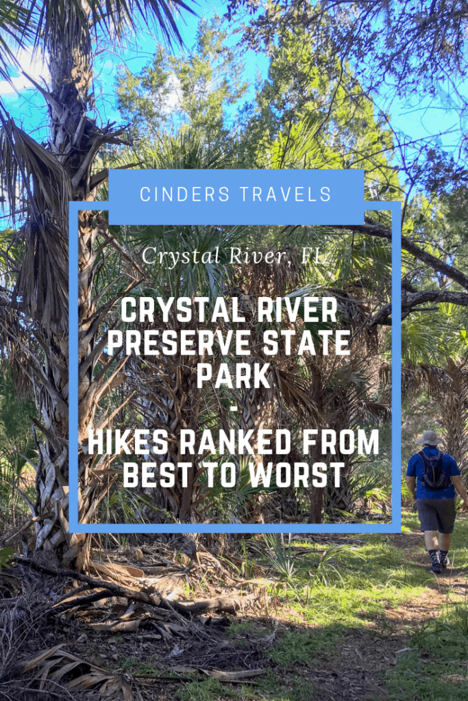 Hiking Crystal River Preserve State Park Trails Pin