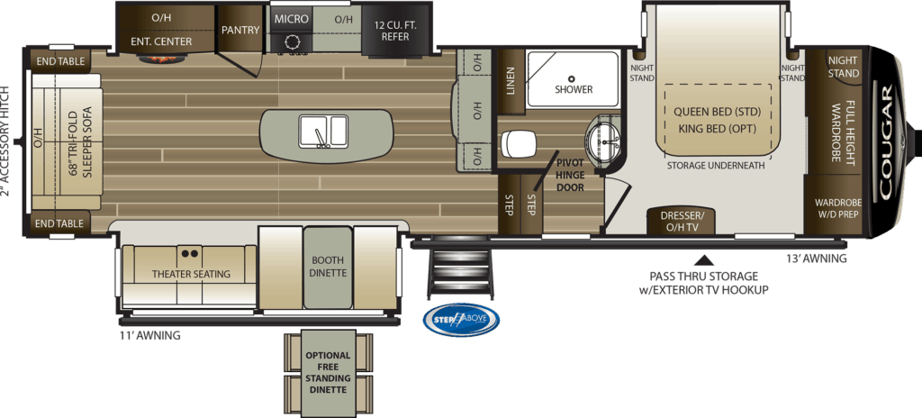 keystone cougar floor plan