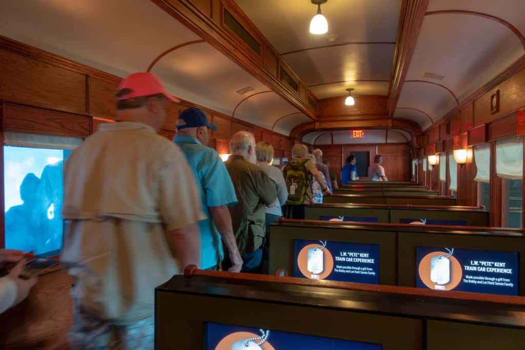 The L.W. "Pete" Kent Train Car Experience at the NOLA WW2 Museum