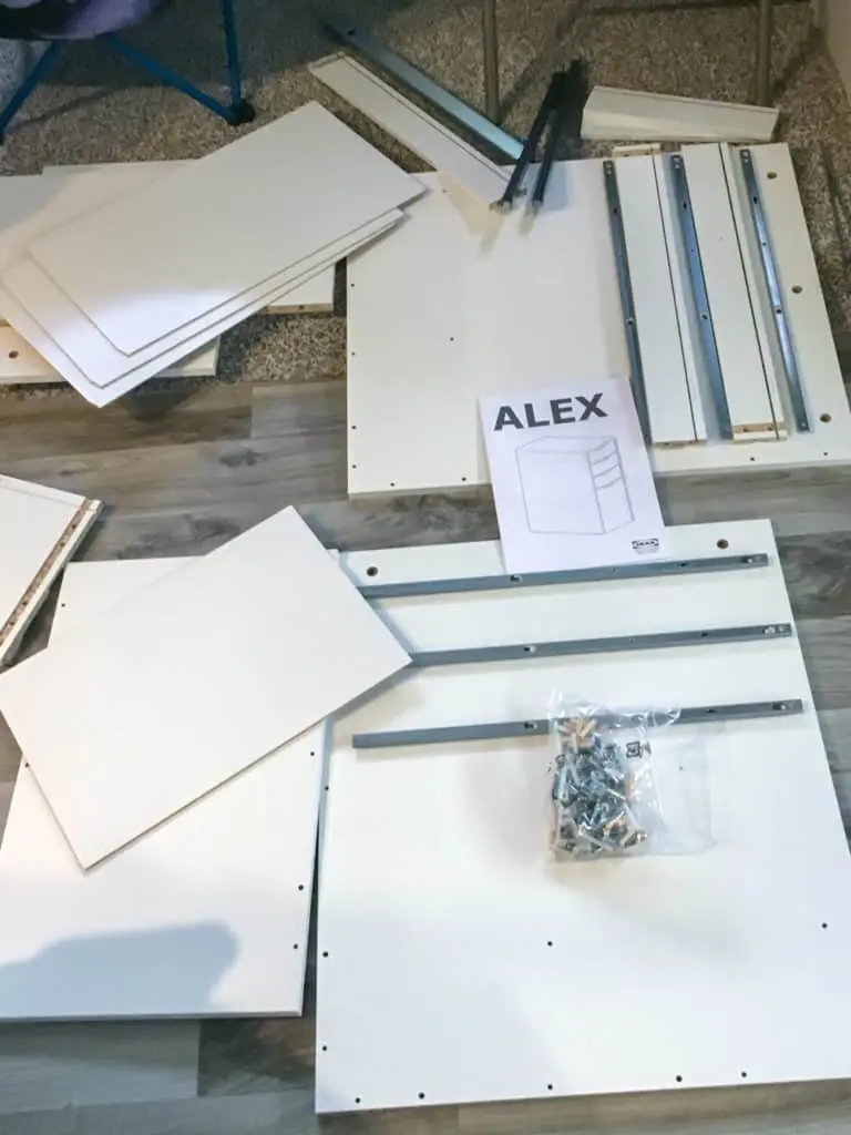 rv-desk ikea desk storage