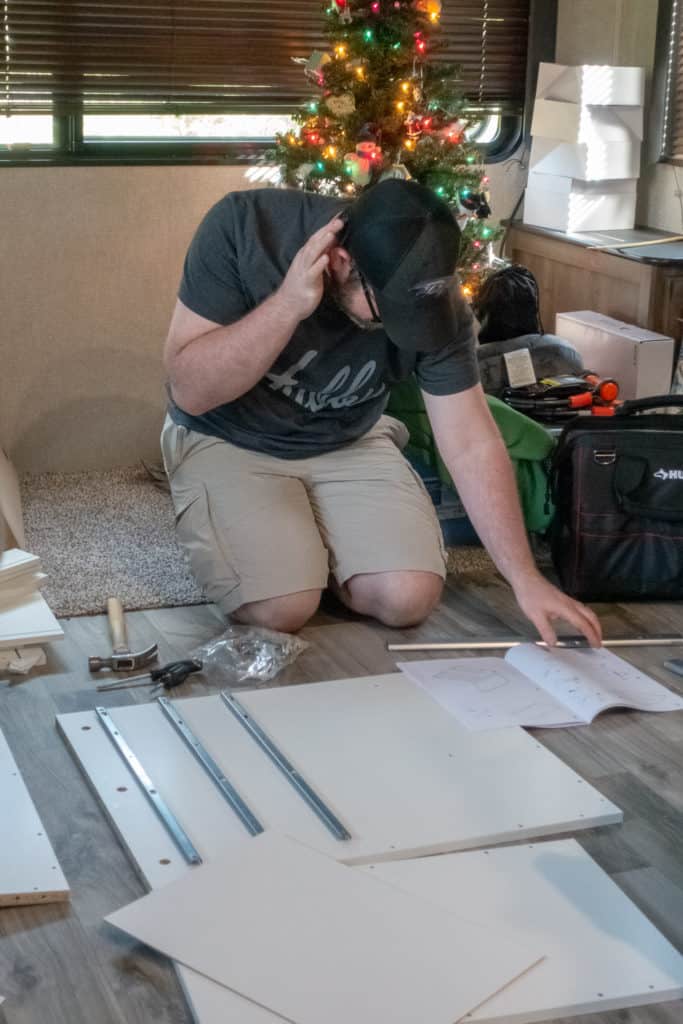 rv-desk ikea desk assembly