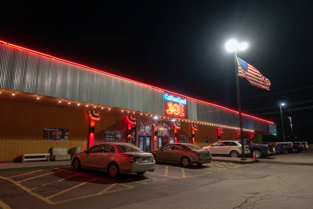 The front entrance of Cotton-Eyed Joe in Knoxville, Tennessee