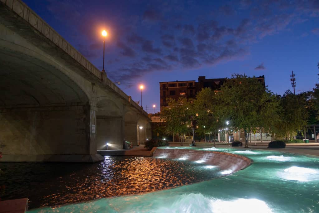 Part of World's Fair Park in Knoxville, Tennessee