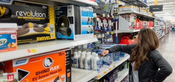Walmart rv aisle