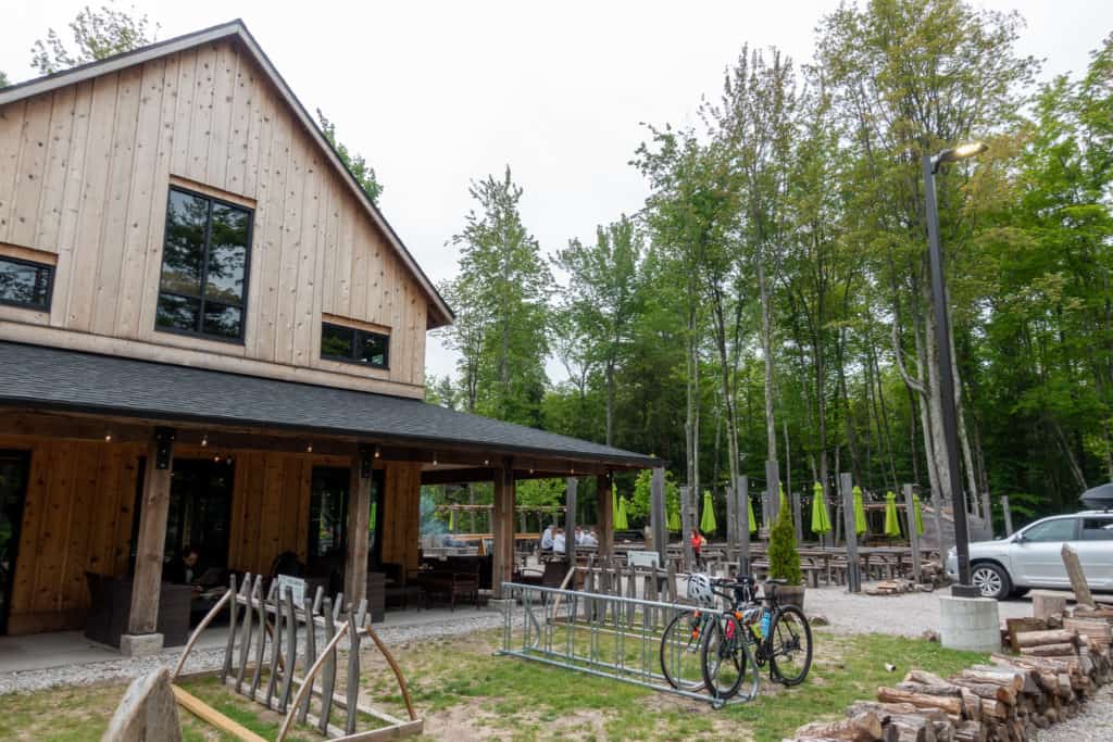 bike-n-ride traverse city Hop Lot Patio on bike-n-ride tour in Traverse City