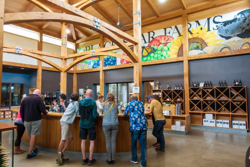 bike-n-ride traverse city Black Star Farms Winery Tasting Room