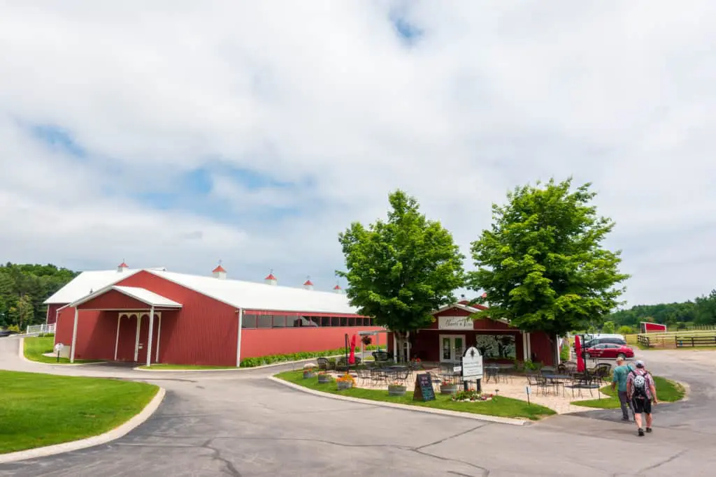 Black Star Farms Distillery on bike-n-ride tour