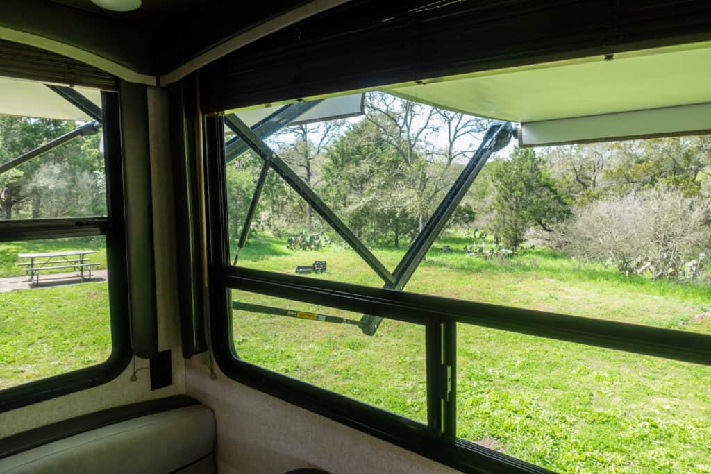 View Of Our McKinney Falls State Park Campground Site