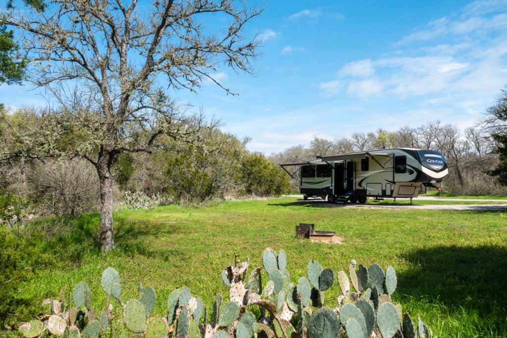 mckinney falls state park campsite Austin TX