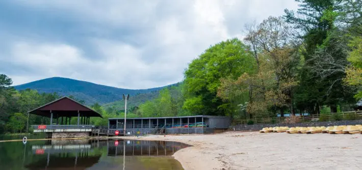 Vogel State Park Beach