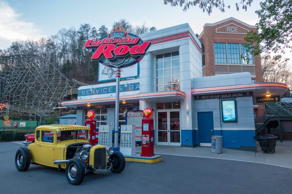 Lightning Rod Dollywood rollercoaster