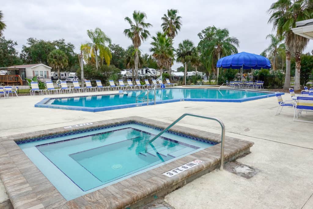 Crystal Isles RV Park Hot Tub