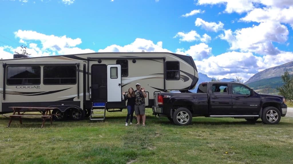 RV Life with our Keystone Cougar in Glacier