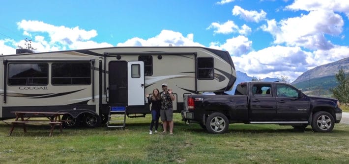 RV Life with our Keystone Cougar in Glacier