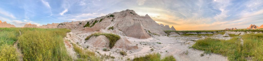 Pano from Badlands National Park