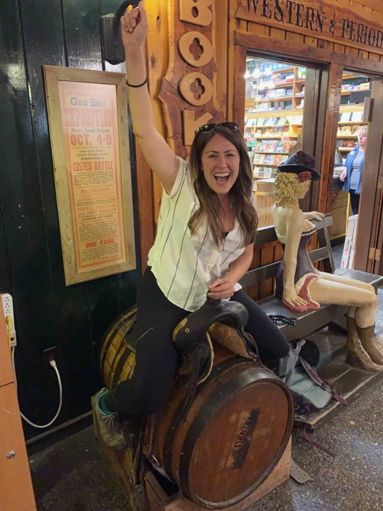 Cindy at Wall Drug Store