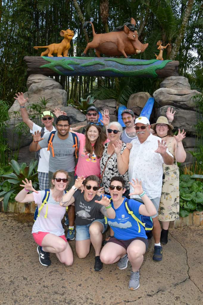 Family Picture at Animal Kingdom