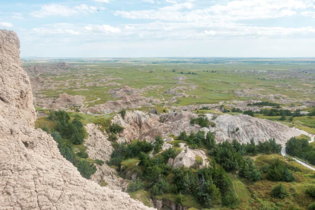 Badlands-National-Park Right Side View from the Notch Trail