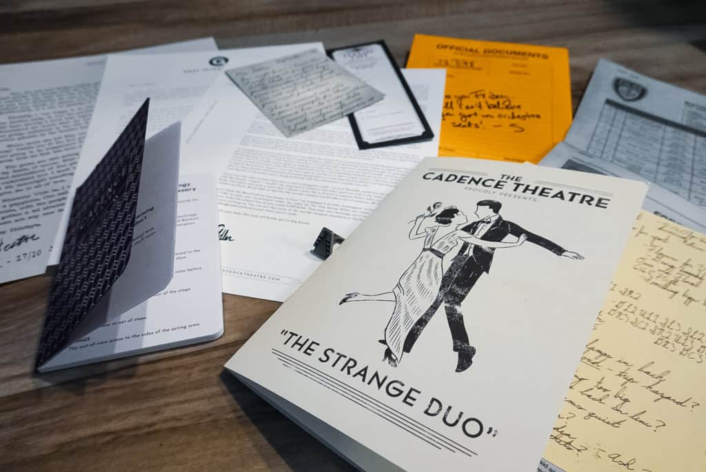 Hunt a Killer subscription box service mystery documents