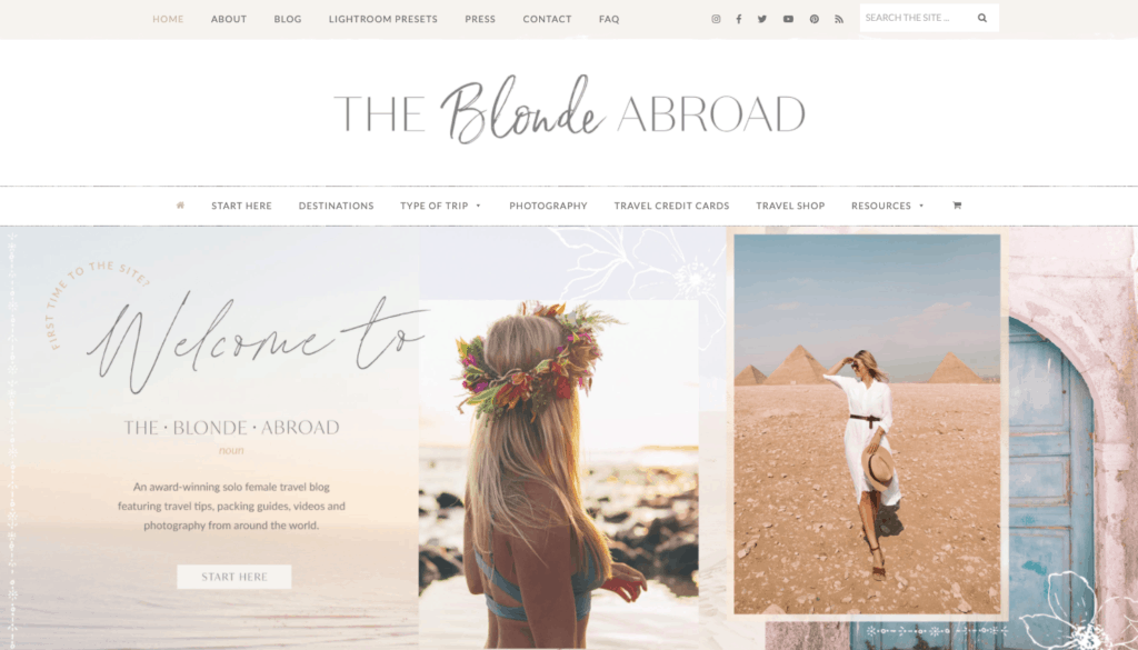 The Blonde Abroad