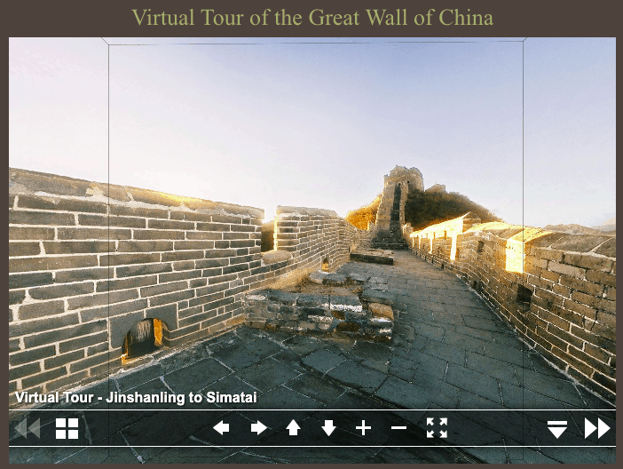 Virtual Tour of the Great Wall of China