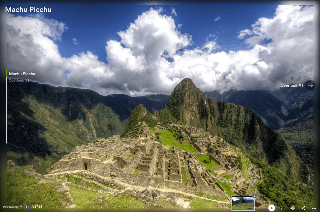 Virtually travel Machu Picchu