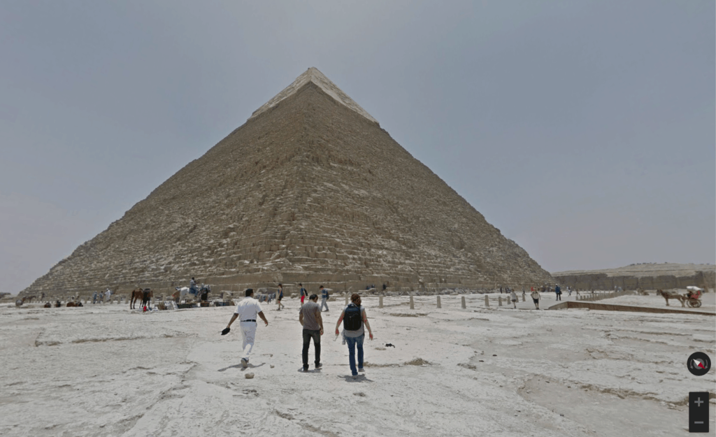 Virtually travel to the Great Pyramids of Giza