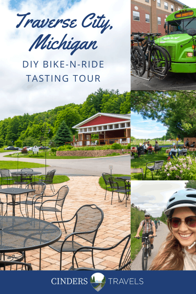 bike-n-ride traverse city tasting tour pin