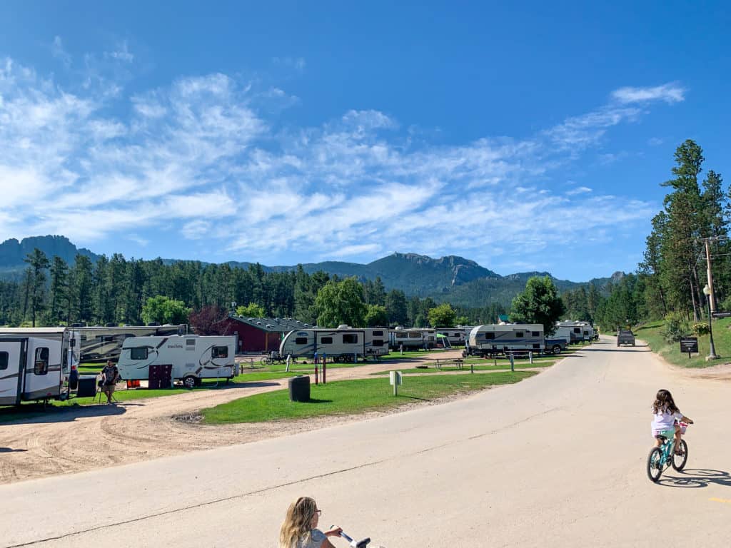 Mount Rushmore KOA at Palmer Gulch Resort, one of the best RV park in the US