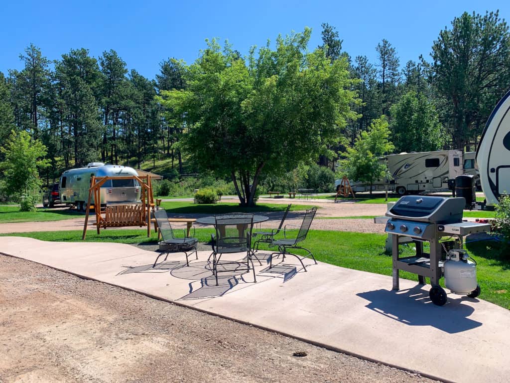 best rv parks Mount Rushmore KOA at Palmer Gulch Resort