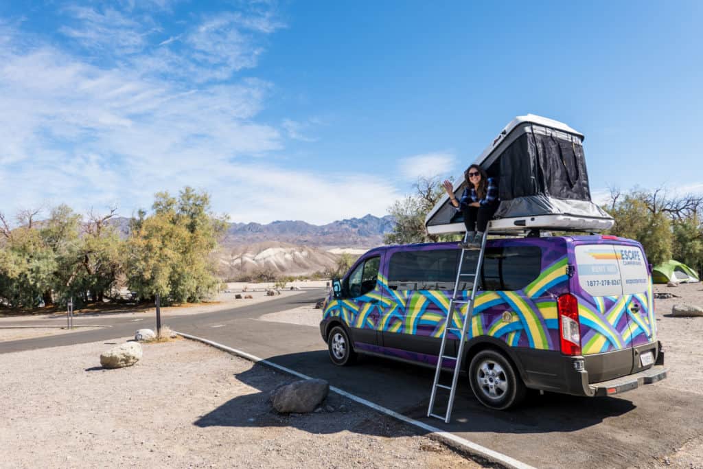 Cindy in Escape Campervan