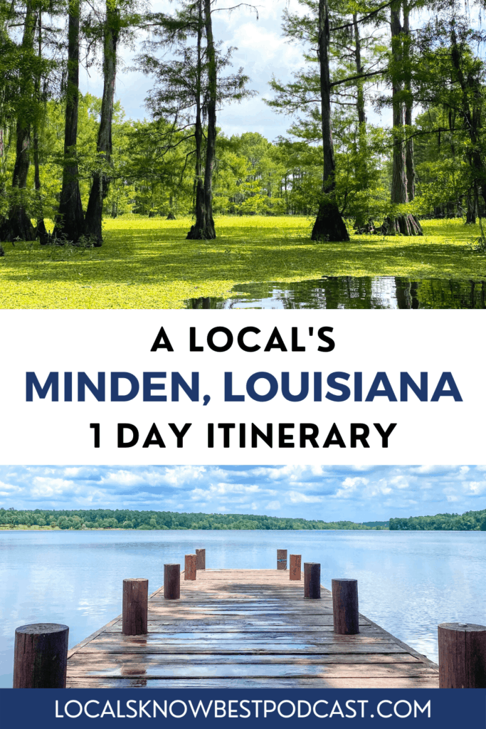 A local's guide to outdoorsy things to do in Minden, Louisiana pin