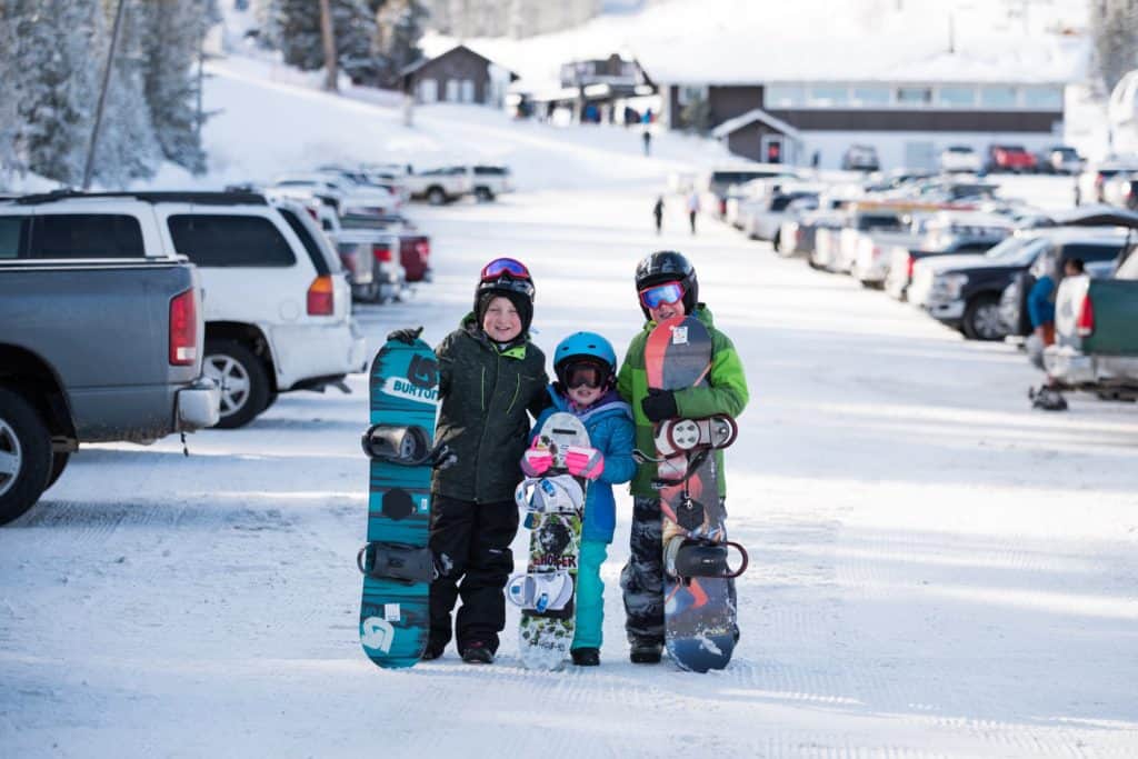 young Southern Idaho skiers