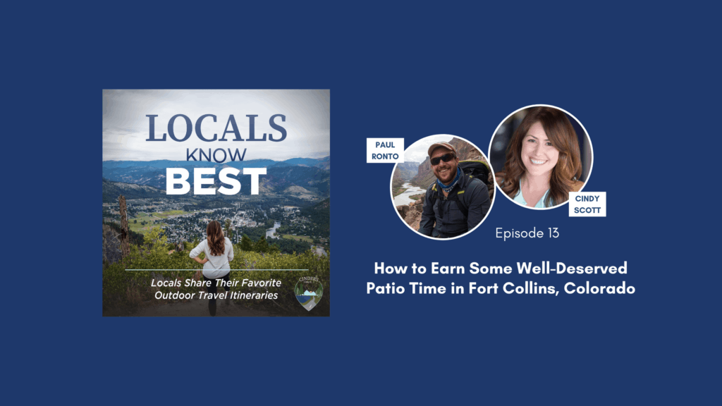 Locals Know Best Podcast Episode 13 Banner, Paul talking about Fort Collins, Colorado