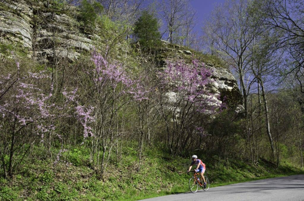 Biking in Shawnee National Forest Giant City