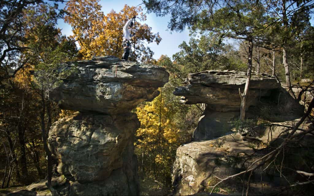 Shawnee National Forest Devils Standtable Climber