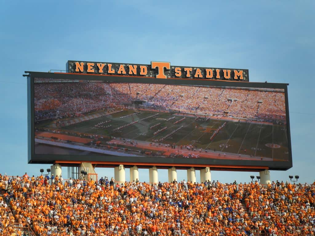 Going to Neyland Stadium is one of the best things to do in Knoxville, Tennessee