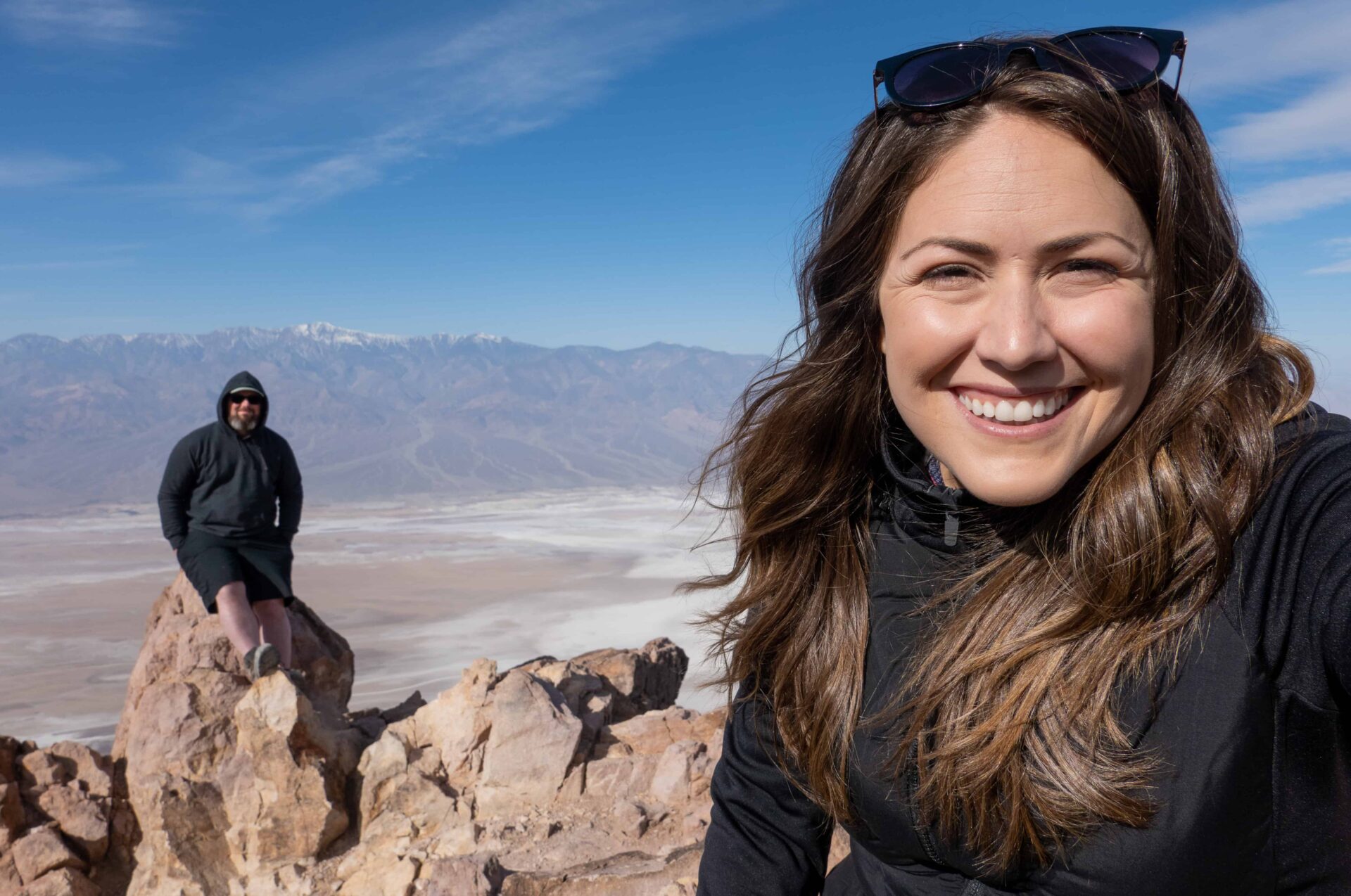 Barrett and Cindy at Death Valley National Park