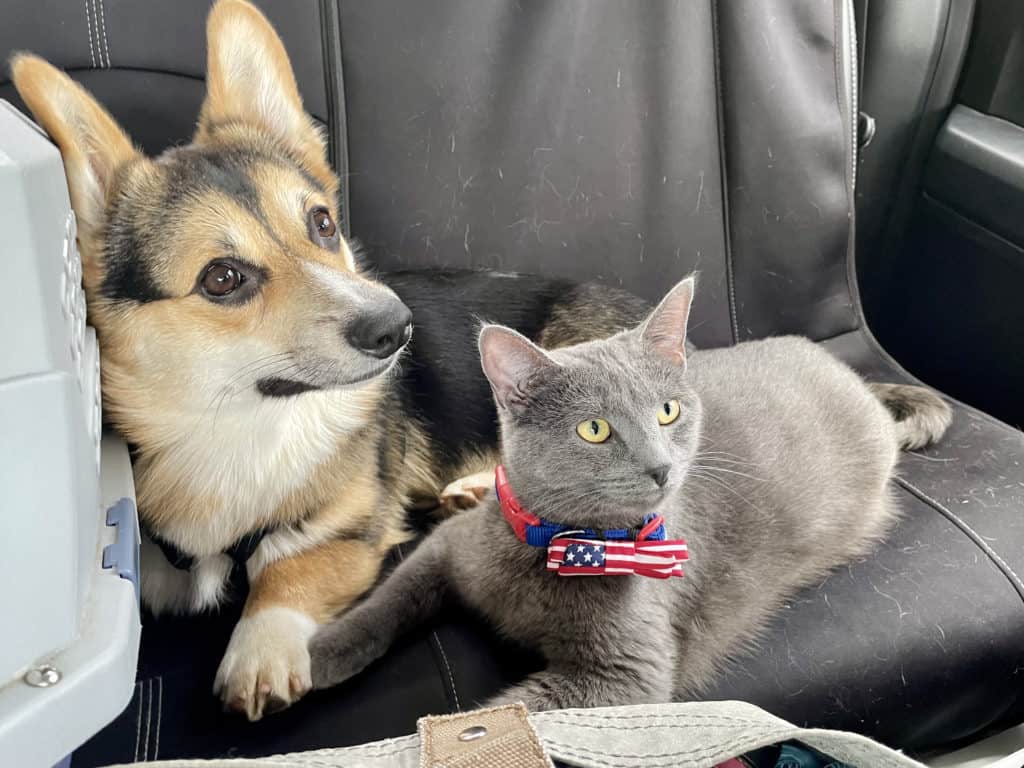 Marty and Dakota, all grown up and traveling together while full-time RV living