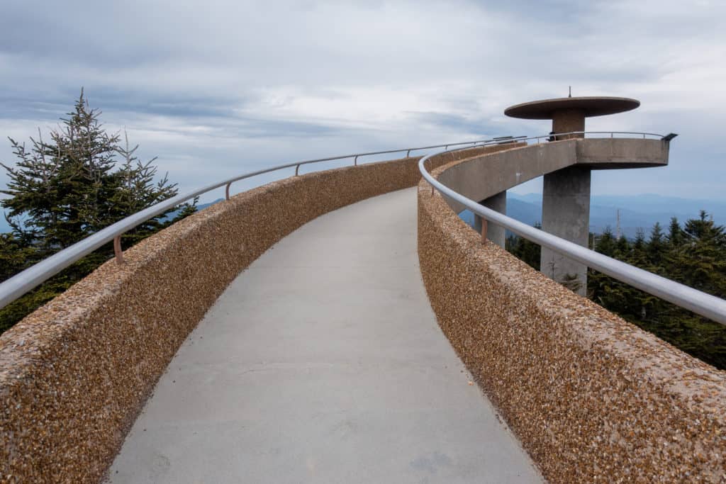 Clingmans Dome in Great Smoky Mountain National Park