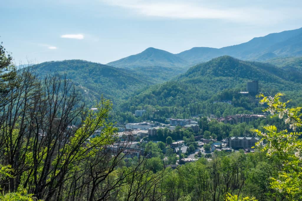 Looking over Gatlinburg