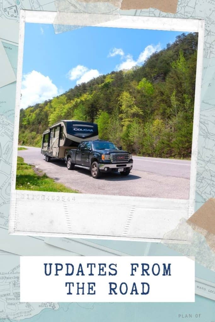 Updates From the Road -  RV Life Resources Graphic