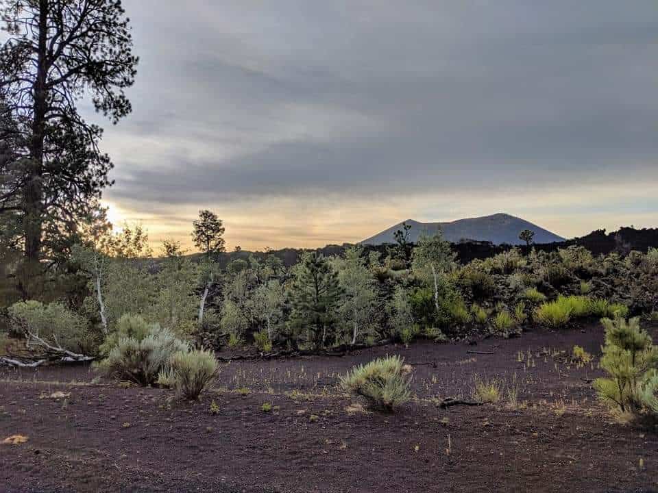 Sunset Crater in Flagstaff Arizona