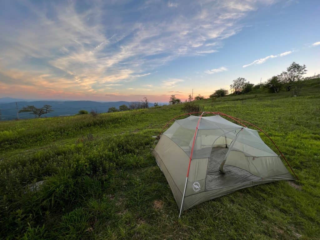 Big Agnes Copper Spur UL3 on Appalachian Trail gear list