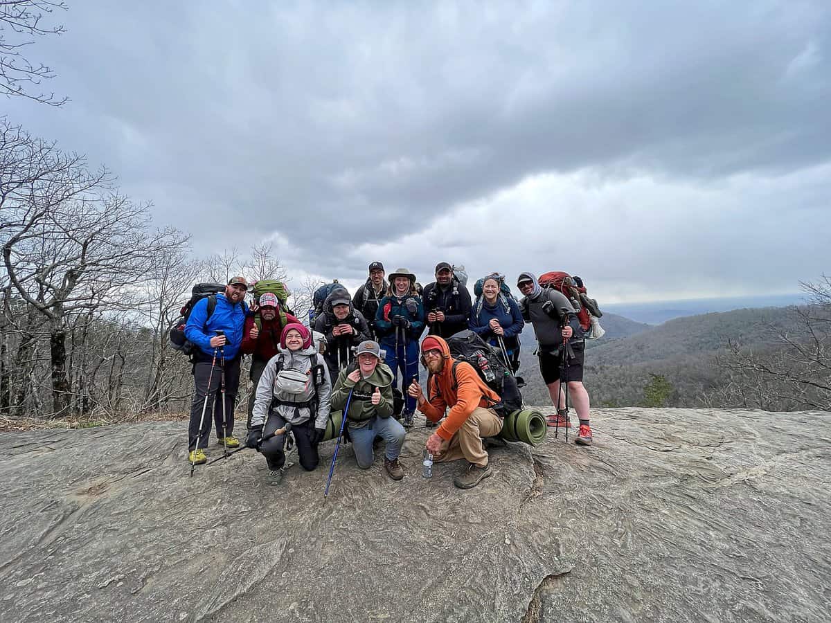 appalachian trail georgia start Tramily photo on the Appalachian Trail
