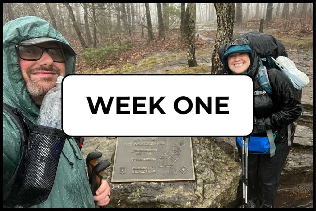Appalachian Trail Blog Week One Picture